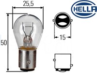 Hella Gloeilamp 24V 21/5W, BA15s-3