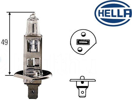 Hella Light bulb 24V 70W, H1, P14,5s-3
