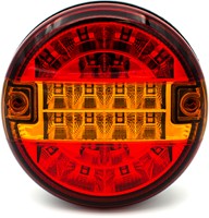 LED Rücklicht Modell Hamburger Ø 140mm - 84mm - 12/24 Volt