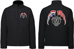 Softshelljacke Scania Vabis mit Wimpel Niederlande - Dänemark