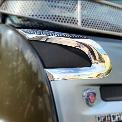 Stainless steel 3D frame for upper air vents Scania R Series