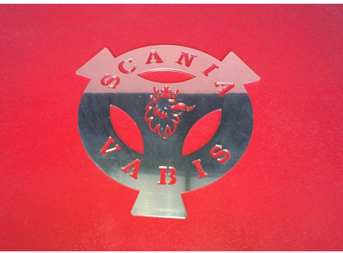 Stainless Steel Scania Vabis Emblem 30 CM