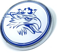 Emblem Round White with Blue Svempa-2