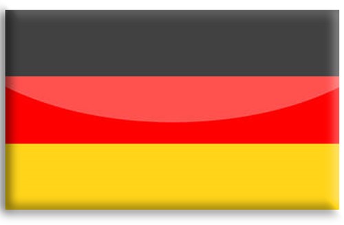 Mini Flagge Aufkleber Deutschland