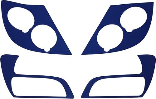 Set of lamps foil for the headlights and skylights - DAF XF106