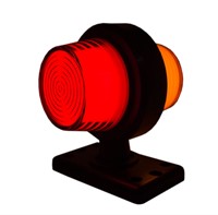 DGHP Neon Breitenlampe 110mm Rot/Orange