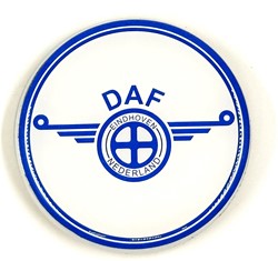 Emblem runder DAF Weiß-Blau