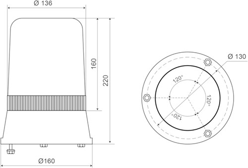 Beacon 3 point attachment 595-2