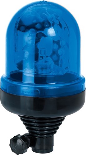 Zwaailicht Flexibele bevestiging 535B - Blauw - 12V