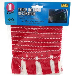 Truck Interior Decoration - red-white-red