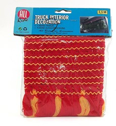 Truck Interior Decoration - red-yellow-red