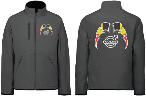 Softshell jacket Volvo with flags Belgium - Belgium-2