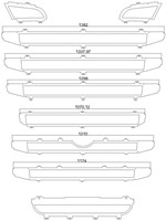 RVS Grill Scania R1 / R2 zonder sensoren