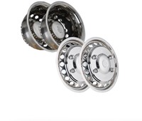 Set Wieldoppen voor MAN TGE en VW Crafter bj.2019 6gaats/205LK