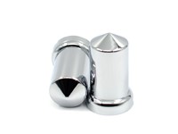 60 Radmutternkappen Chrom - Schutz Für LKW & Anhänger