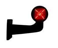 DGHP LED Side Light 195mm Red/Orange - Left-2