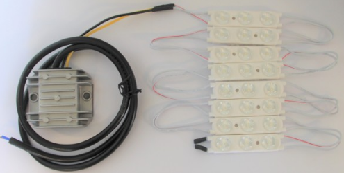 LED'S & power unit 12/24v for light bank 110cm