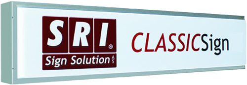 Plexiglas for SRI Classic Sign 160x40
