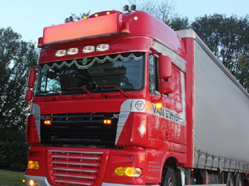 Acrylic Sun Visor DAF XF 105/106 80mm longer