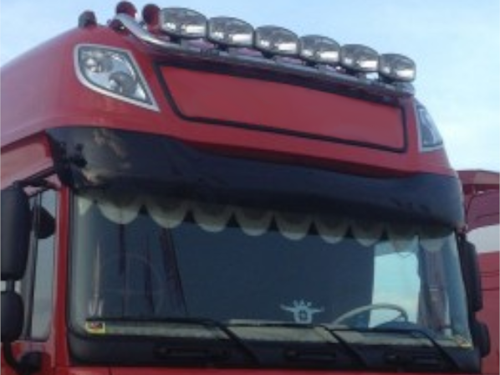 Acryl Zonneklep DAF XF 105/106 80 mm langer