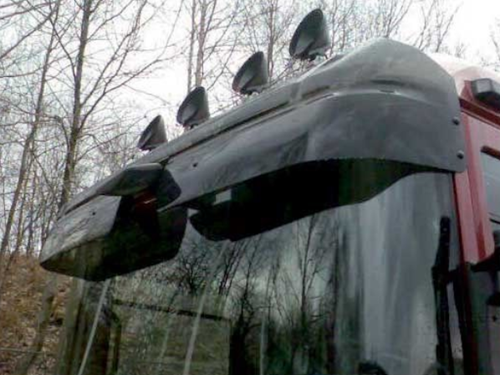 Acrylic Sun Visor Renault Magnum AE with mirror