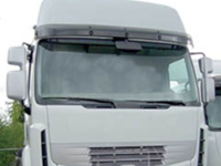 Acryl Zonneklep Renault Premium privilege met spiegel