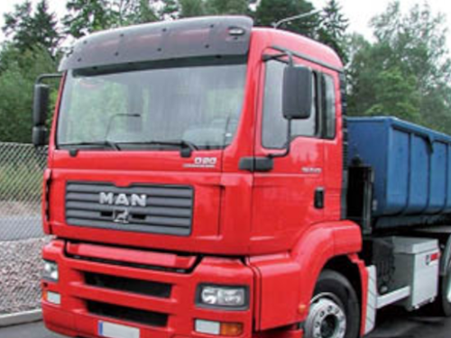 Acryl Zonneklep MAN TGA L/M na Maart 2004