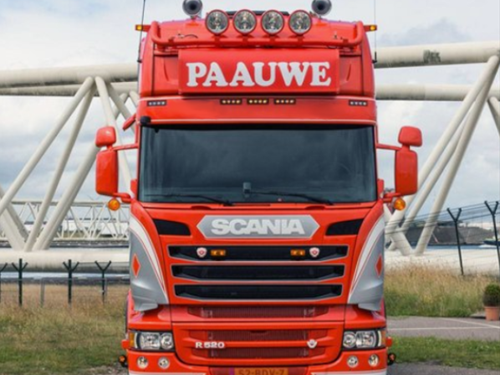 GFK/Polyester Sonnenblende Scania Streamline Typ 2D ohne Linie-2