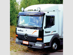 Acryl Zonneklep Mercedes Atego / Axor met laag dak tot 2005
