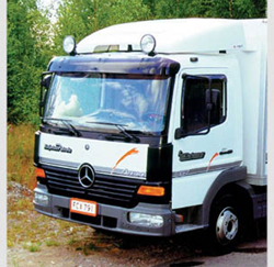 Acryl-Sonnenblende Mercedes Atego / Axor mit niedrigem Dach bis 2005