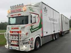 Polyester Zonneklep Scania Next Generation R/S 35cm met 7 positielichten