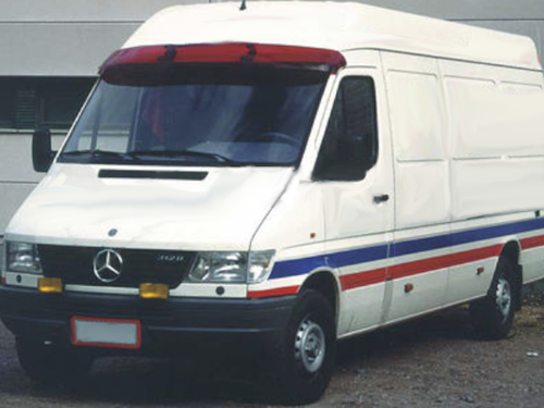 Acryl Zonneklep Mercedes Sprinter tot 2006 van-version