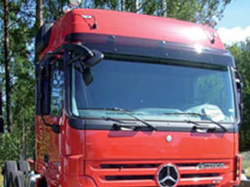 Acryl Sonnenblende Mercedes Benz Actros MP2 Mega & LH mit Spiegel