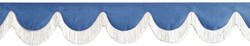 Front Window Pelmet blue 0037 with fringes