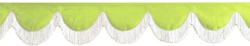 Raamroezel appelgroen 0061 met franjes