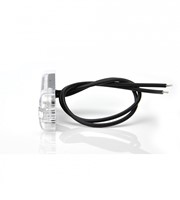 LED slim Surface mounted clear glass 3 LEDS red-3