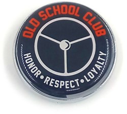 Embleem Rond Old School Club