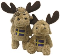 Schlüsselanhänger Moose Schweden Flagge
