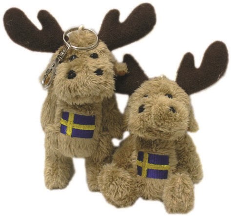 Sleutelhanger Eland Zweedse vlag