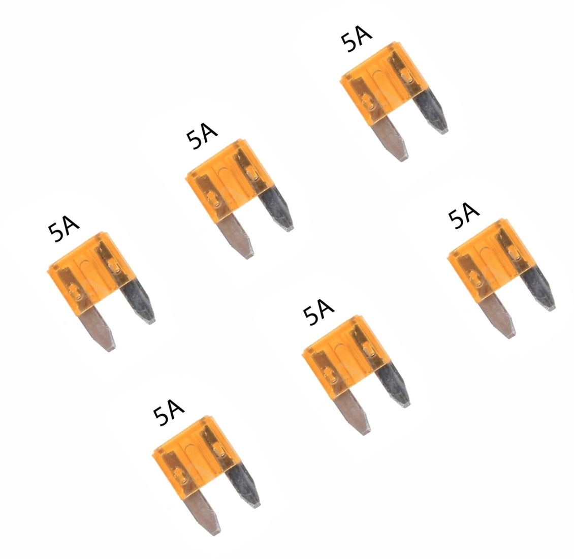 Mini-Flachsicherungen 5A - 6 Stück