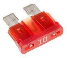 Mini plug-in fuses 10A - 6 pieces-2