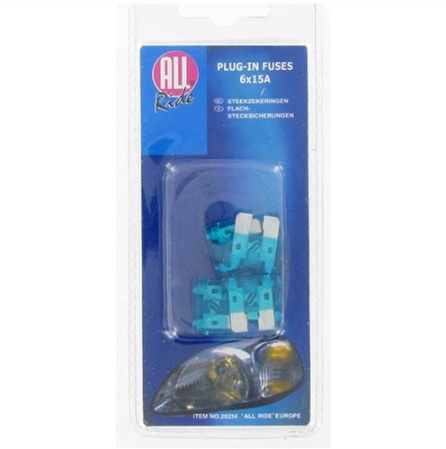 Mini plug-in fuses 15A - 6 pieces-3