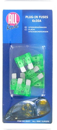 Mini Steekzekeringen 30A - 6 stuks-2