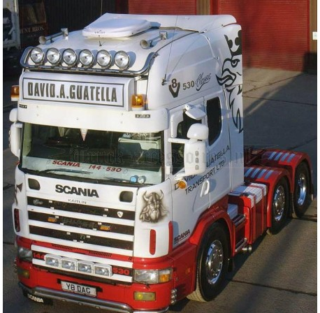 GFK/Polyester Sonnenblende Scania 4 / R-Serie Typ 2-A-3