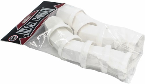 Diesel Garden Plastic wheel nut caps white 33mm - 10 pieces-3