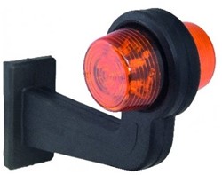 Begrenzungsleuchte 165mm abgewinkelt LED Orange/Orange - Gylle
