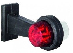 Begrenzungsleuchte 165mm gerade LED Rot/Weiß - Gylle