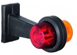 Breedtelamp 165mm recht Rood/Oranje - Gylle