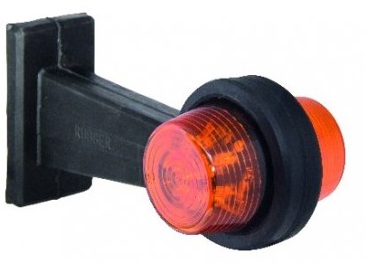Begrenzungsleuchte 165mm gerade Orange/Orange - Gylle