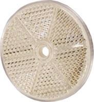 Round white reflector, Ø60mm, self-adhesive/screw-onmm, self-adhesive/screw-on-2